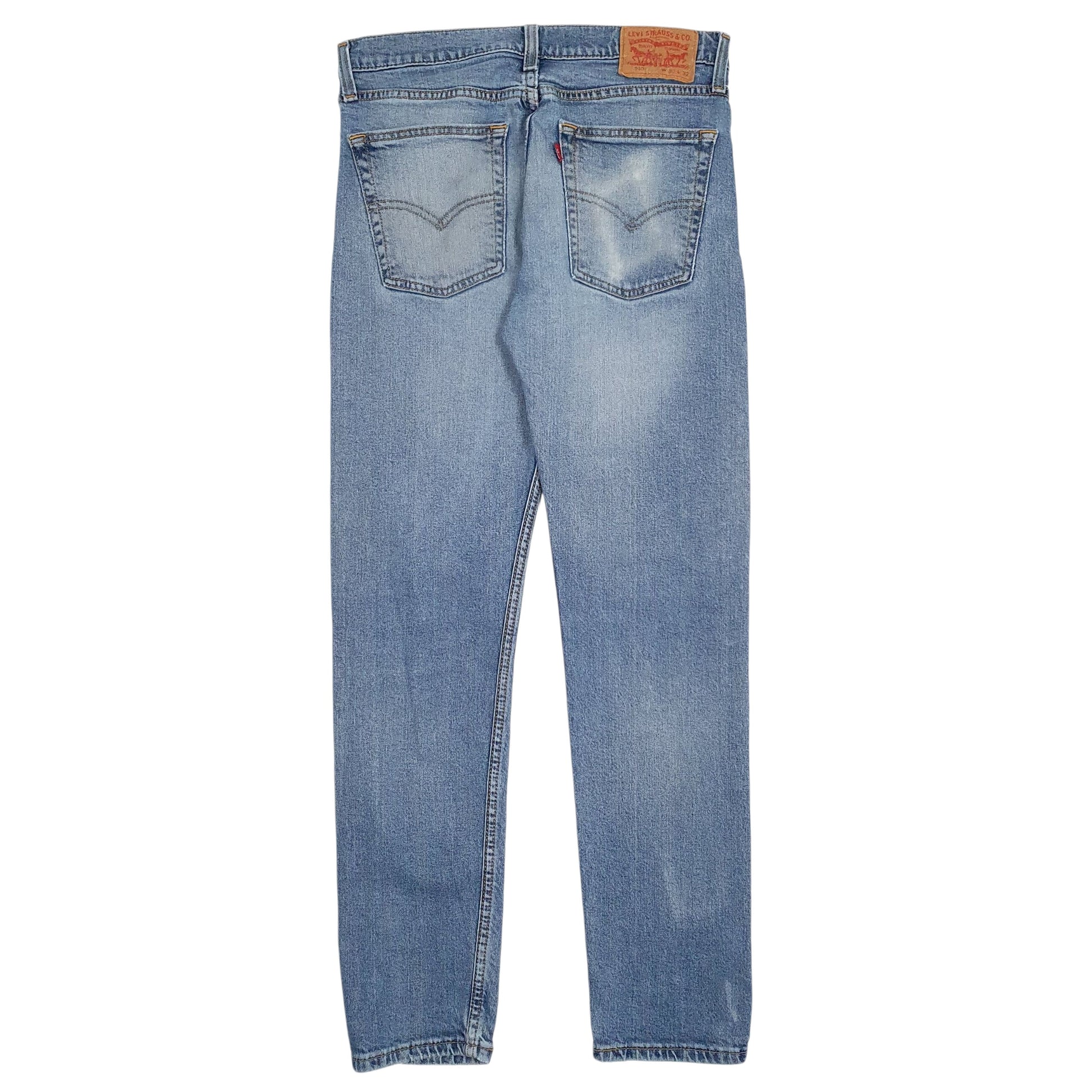 Mens Blue Levis Distressed  Jeans