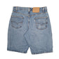 Mens Blue Levis 550 Vintage 90s  Shorts