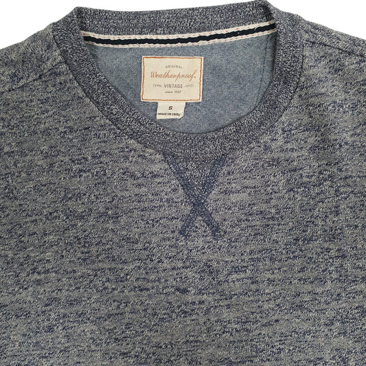 Mens Blue Weatherproof  Crewneck Jumper