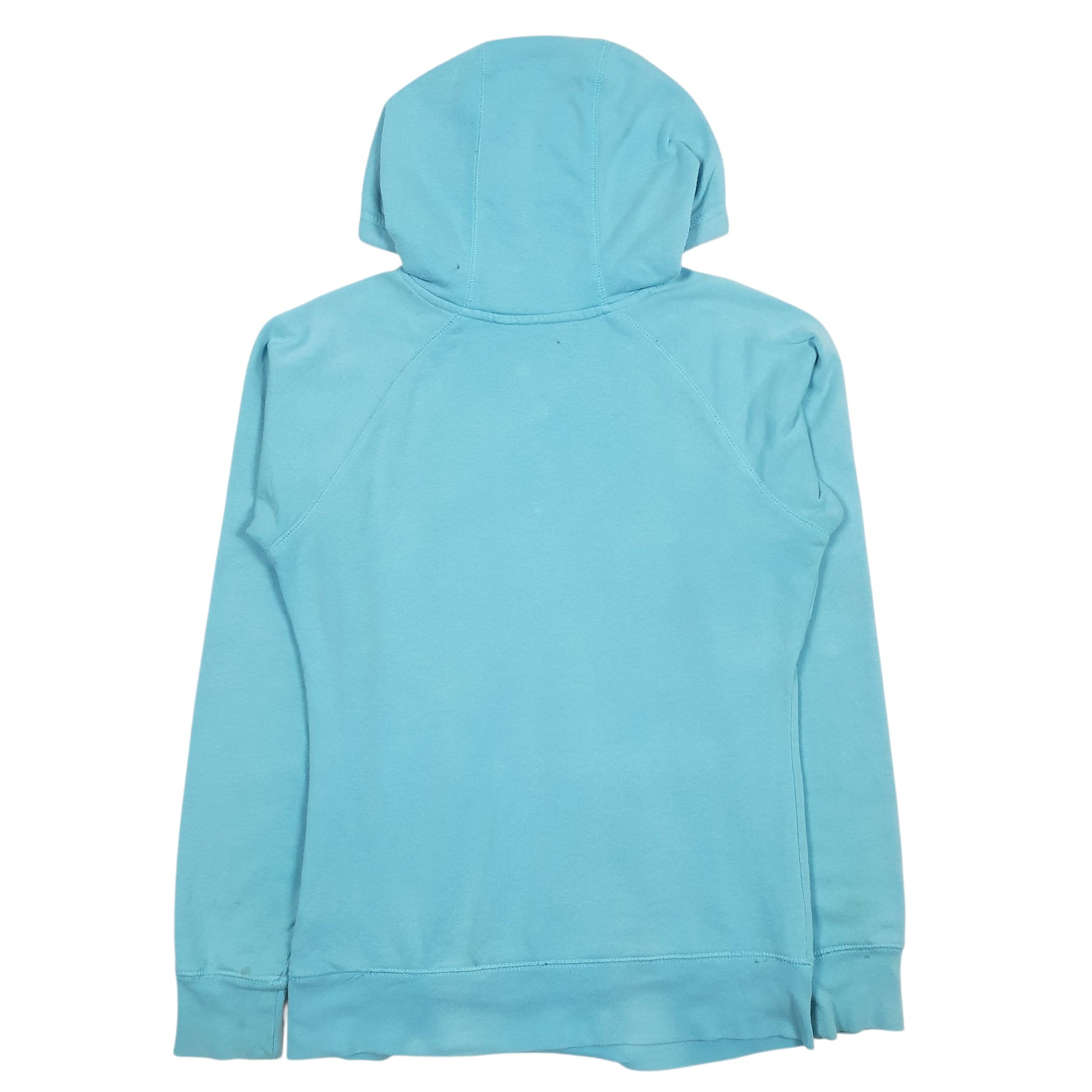 Womens Blue The North Face Spellout Hoodie Jumper