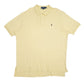 Mens Yellow Polo Ralph Lauren  Short Sleeve Polo Shirt