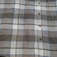 Mens Grey Wrangler Plaid Overshirt Hoodie  Coat