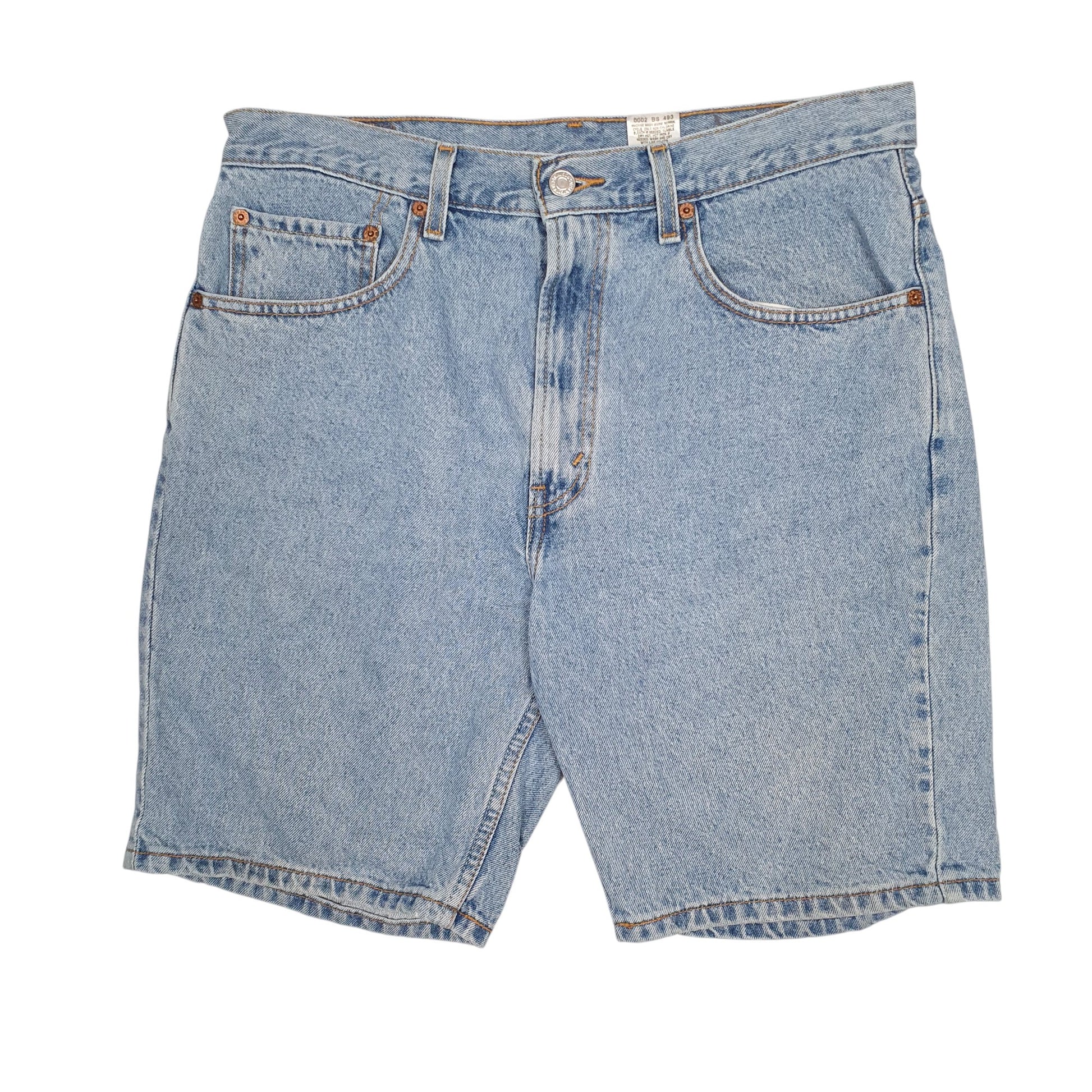 Mens Blue Levis Vintage 00s 505 Denim Shorts
