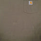 Mens Green Carhartt TK4616-M  T Shirt