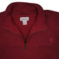 Mens Red Carhartt Vintage 2000s Quarter Zip Jumper