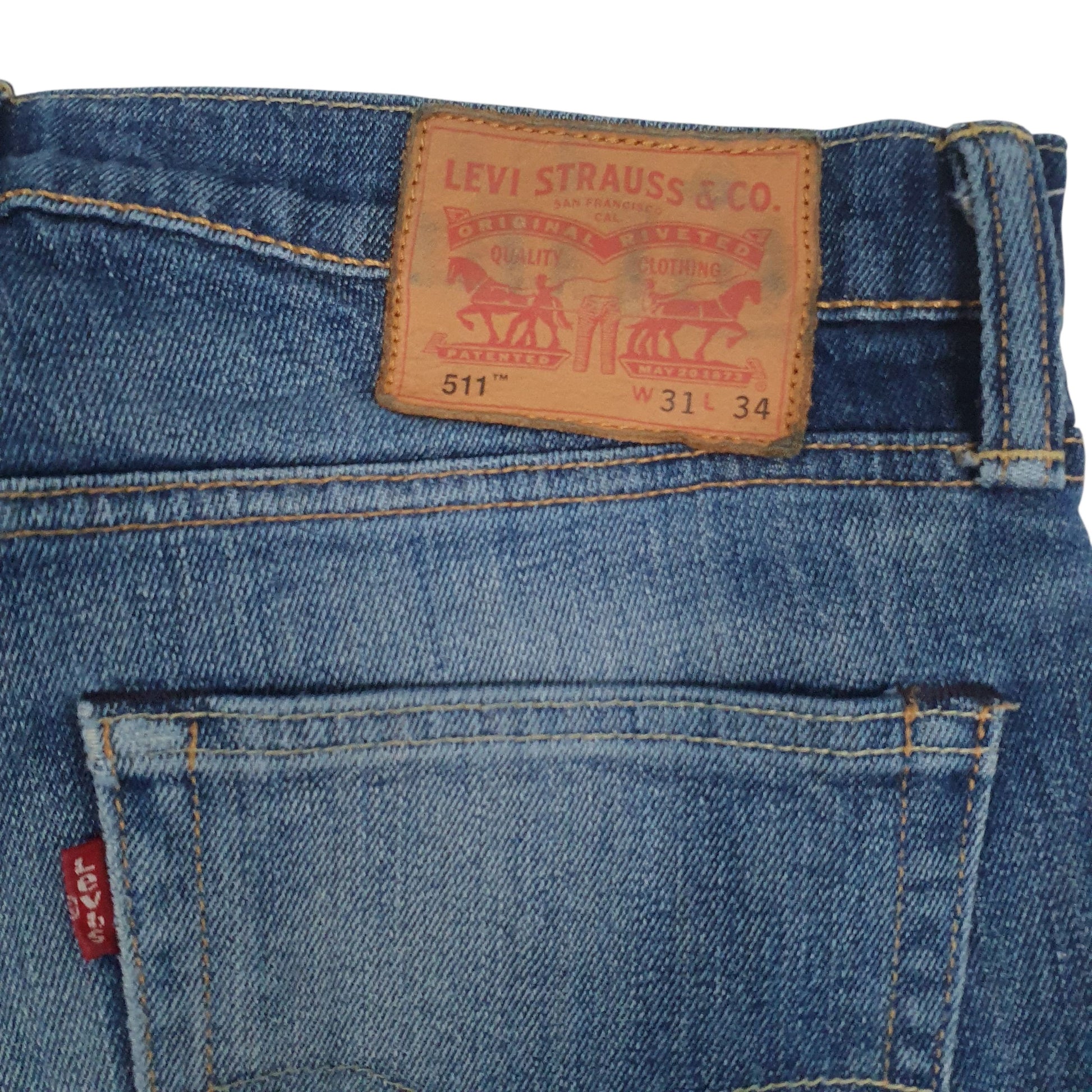 Mens Blue Levis   Jeans