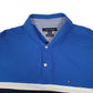 Mens Blue Tommy Hilfiger  Hoodie Polo Shirt