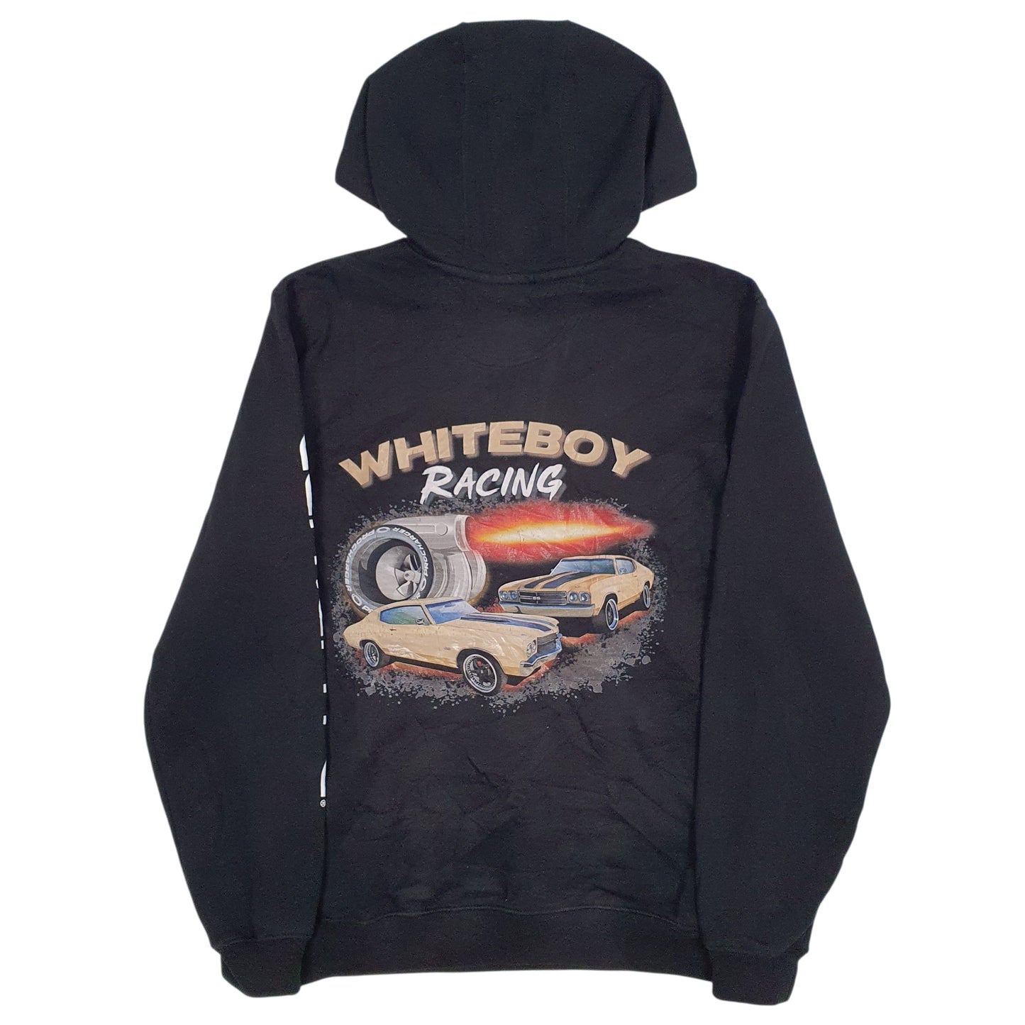 Mens Black Carhartt Whiteboy Racing Hoodie Jumper