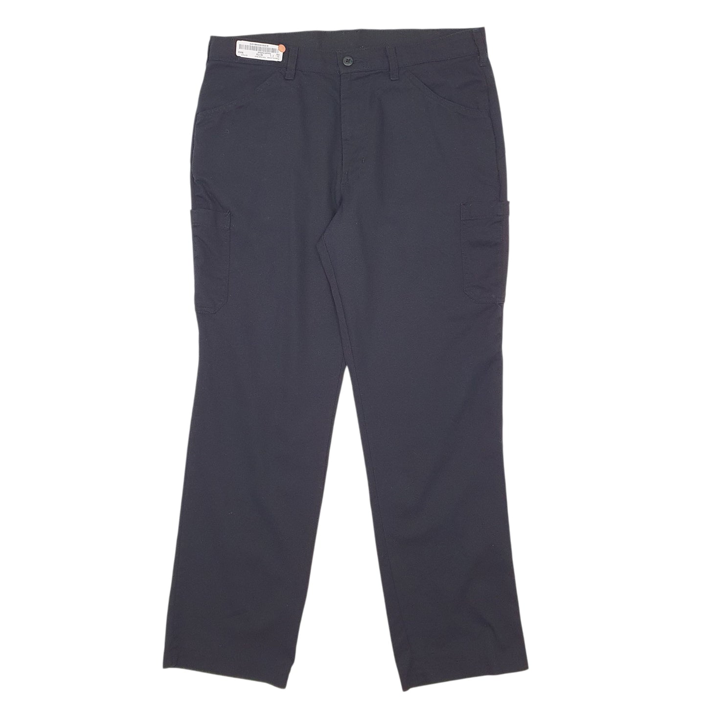 Mens Black Red Kap  Cargo Trousers
