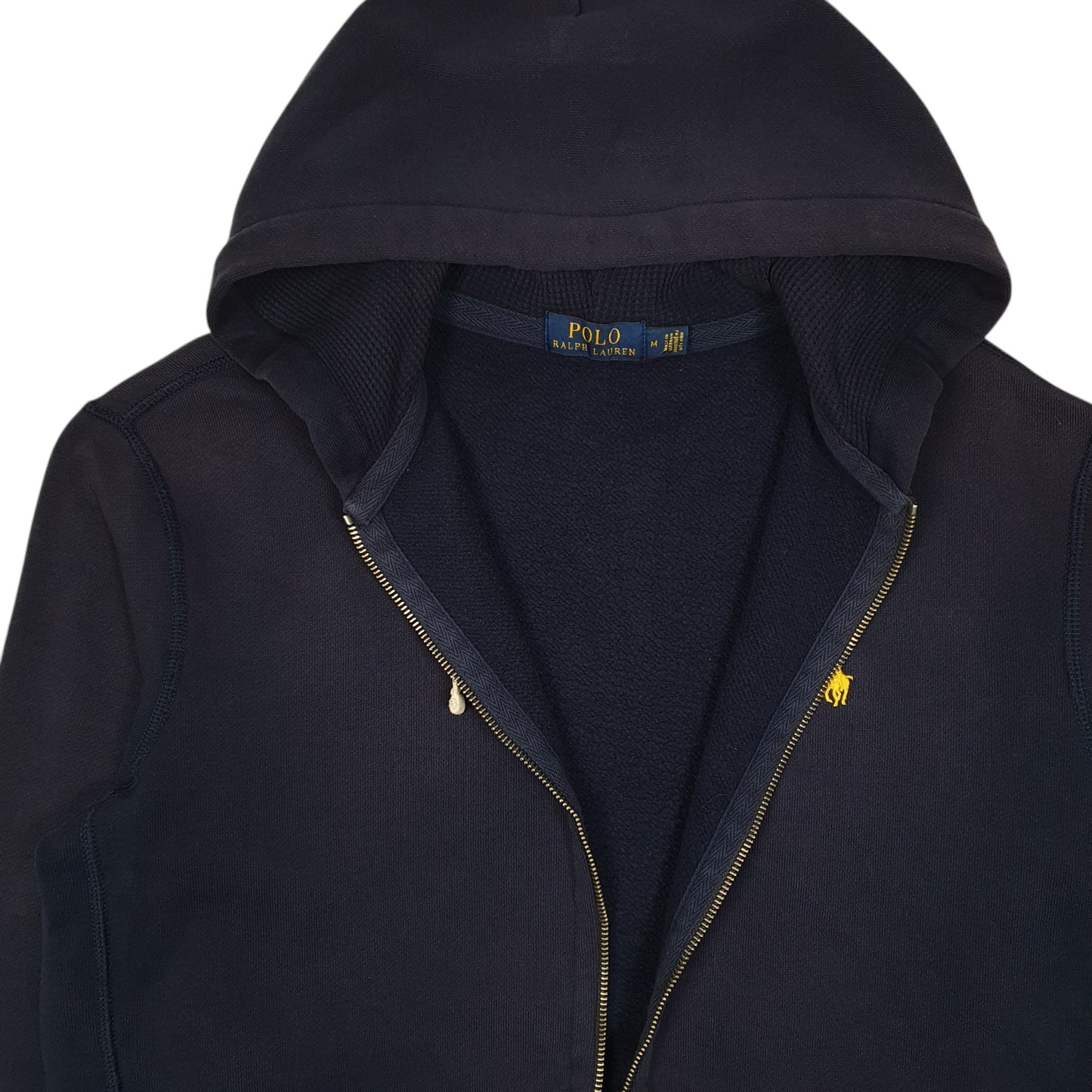 Mens Navy Polo Ralph Lauren Hoodie Full Zip Jumper