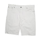 Mens White Levis 569 Denim Shorts
