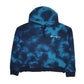 Womens Navy Champion Tie Dye Hoodie Jumper
