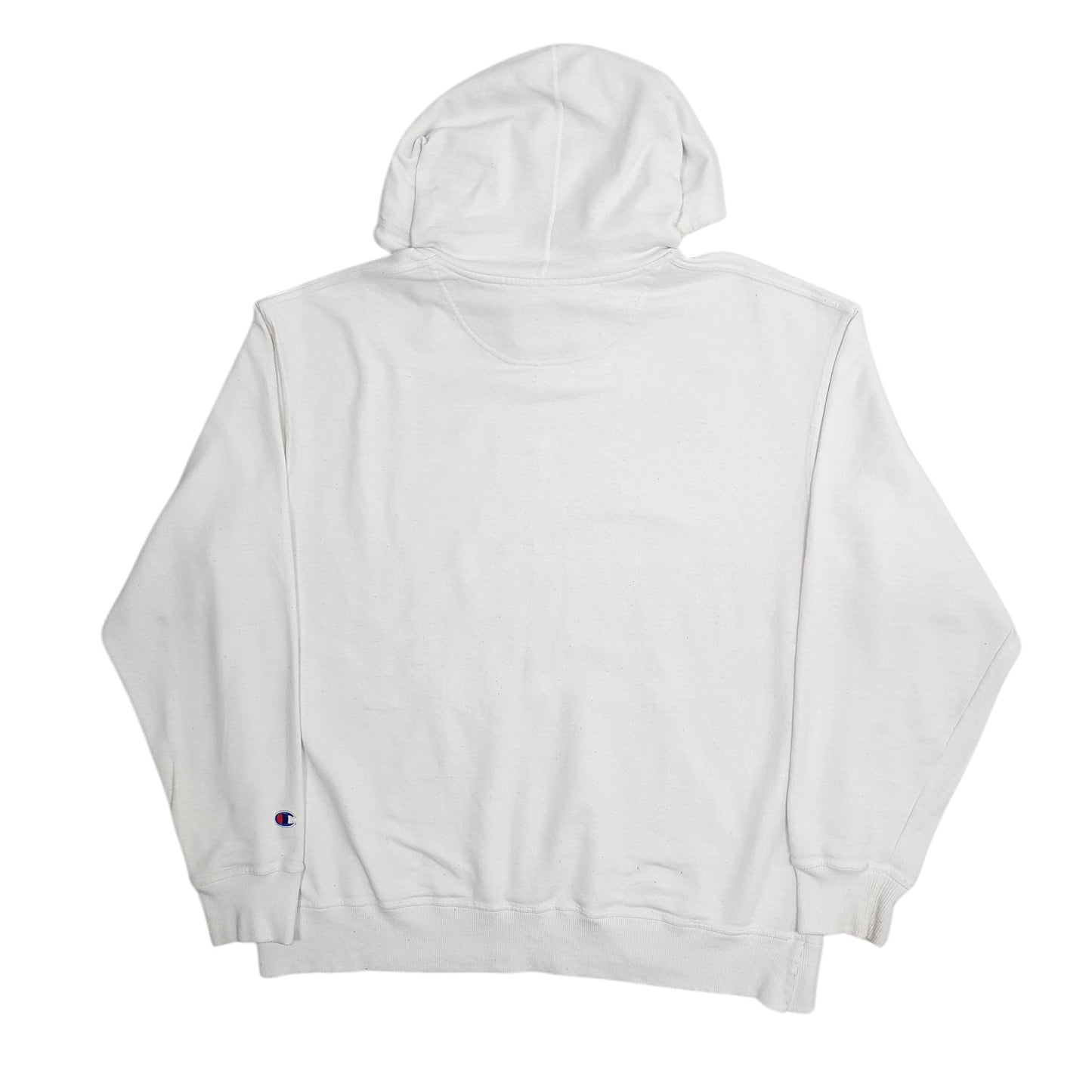 Mens White Champion  Hoodie Jumper