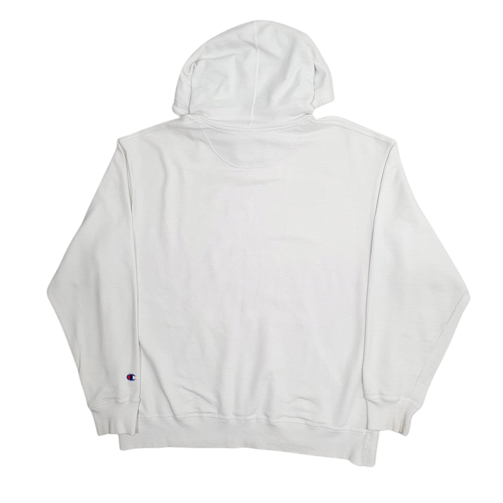 Mens White Champion  Hoodie Jumper