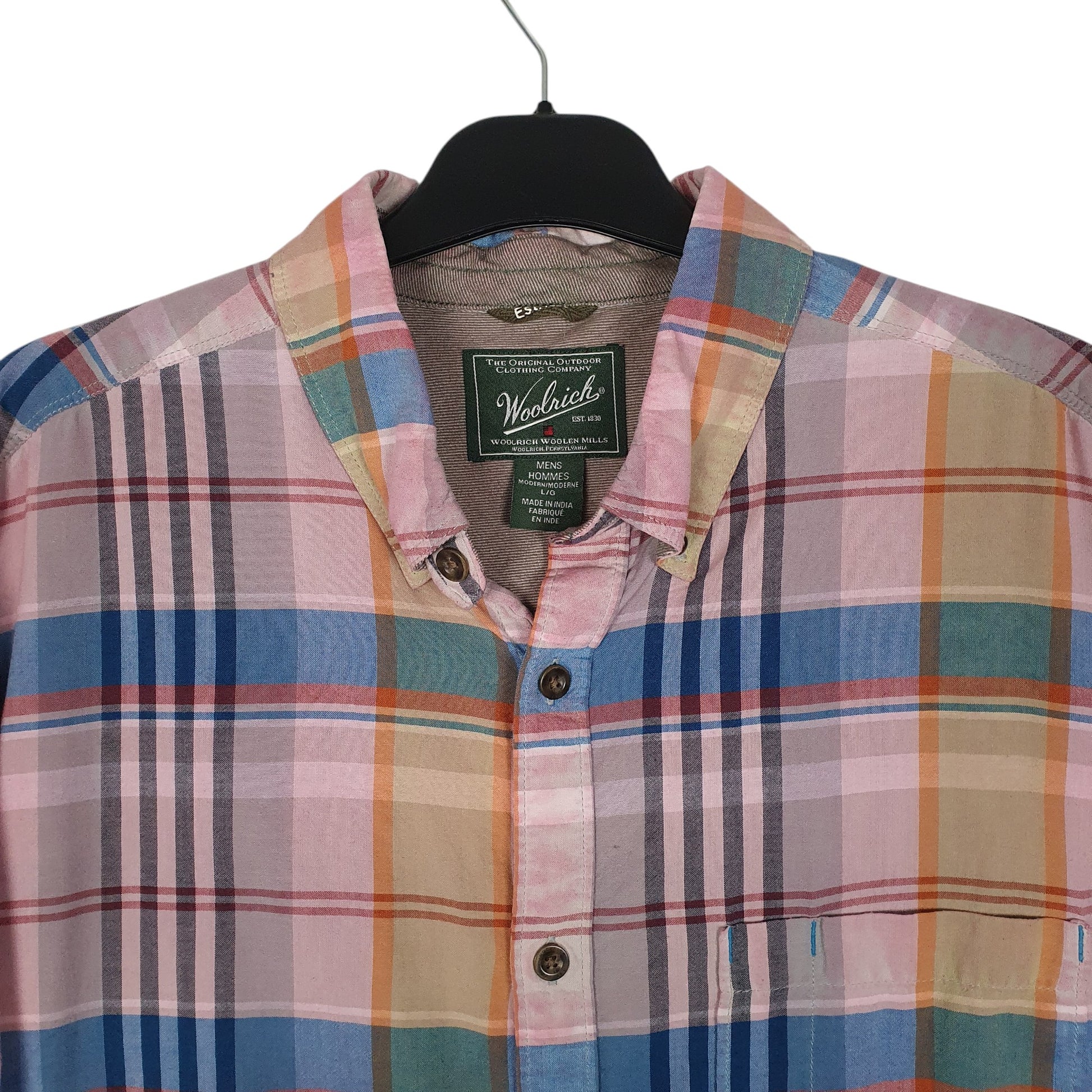 Mens Pink Woolrich   Shirt