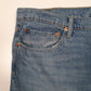 Mens Blue Levis Ripped  Jeans