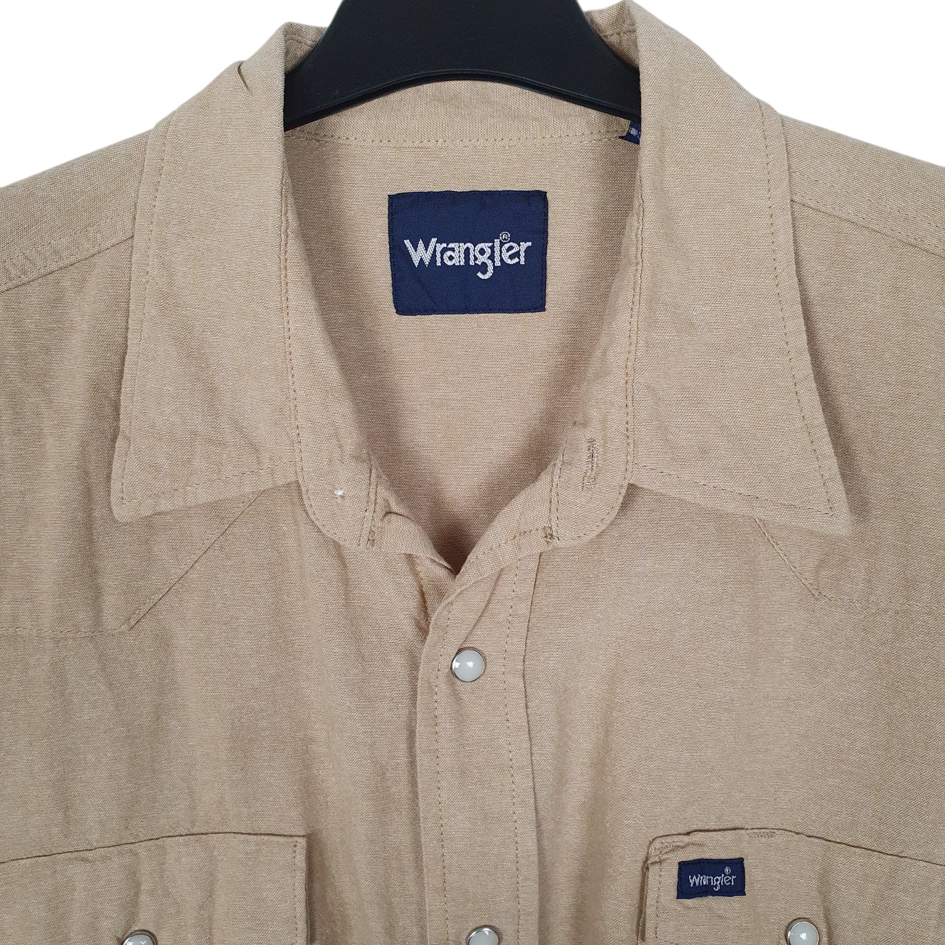 Mens Beige Wrangler   Shirt