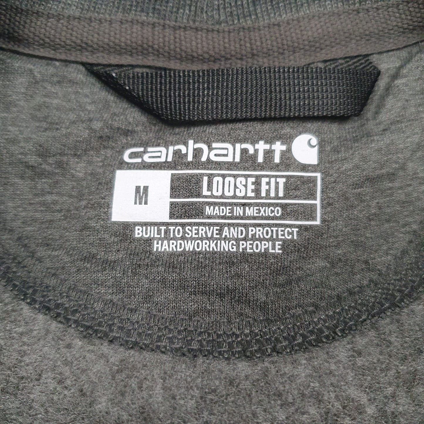 Mens Grey Carhartt  Crewneck Jumper