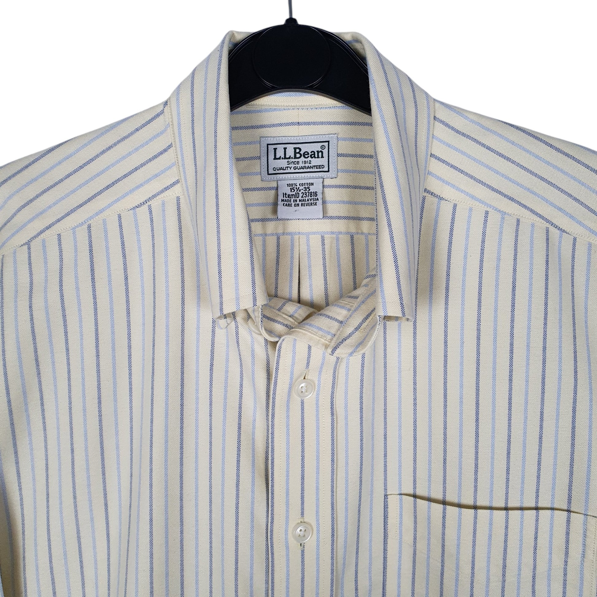Mens Yellow L.L.Bean   Shirt
