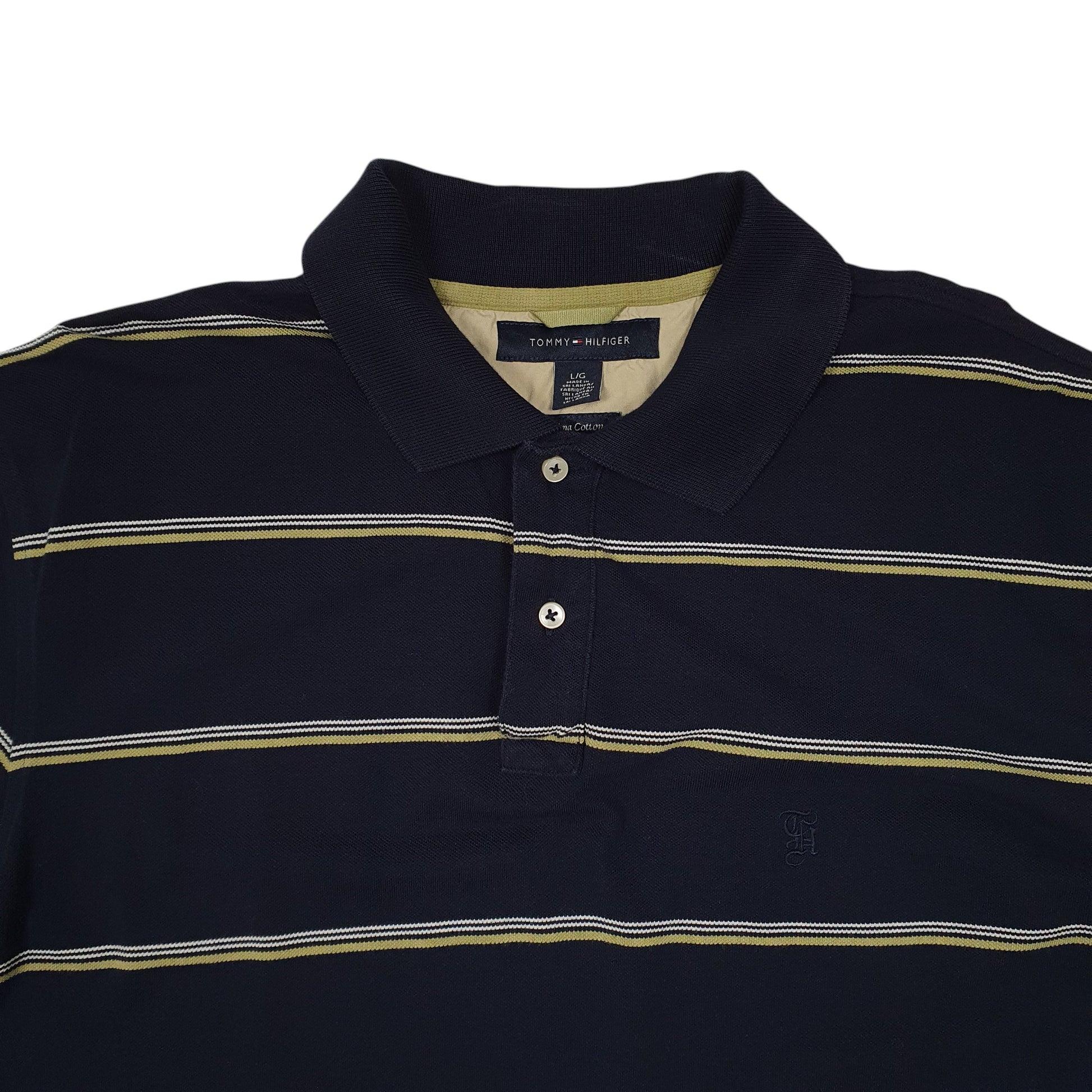 Mens Navy Tommy Hilfiger   Polo Shirt