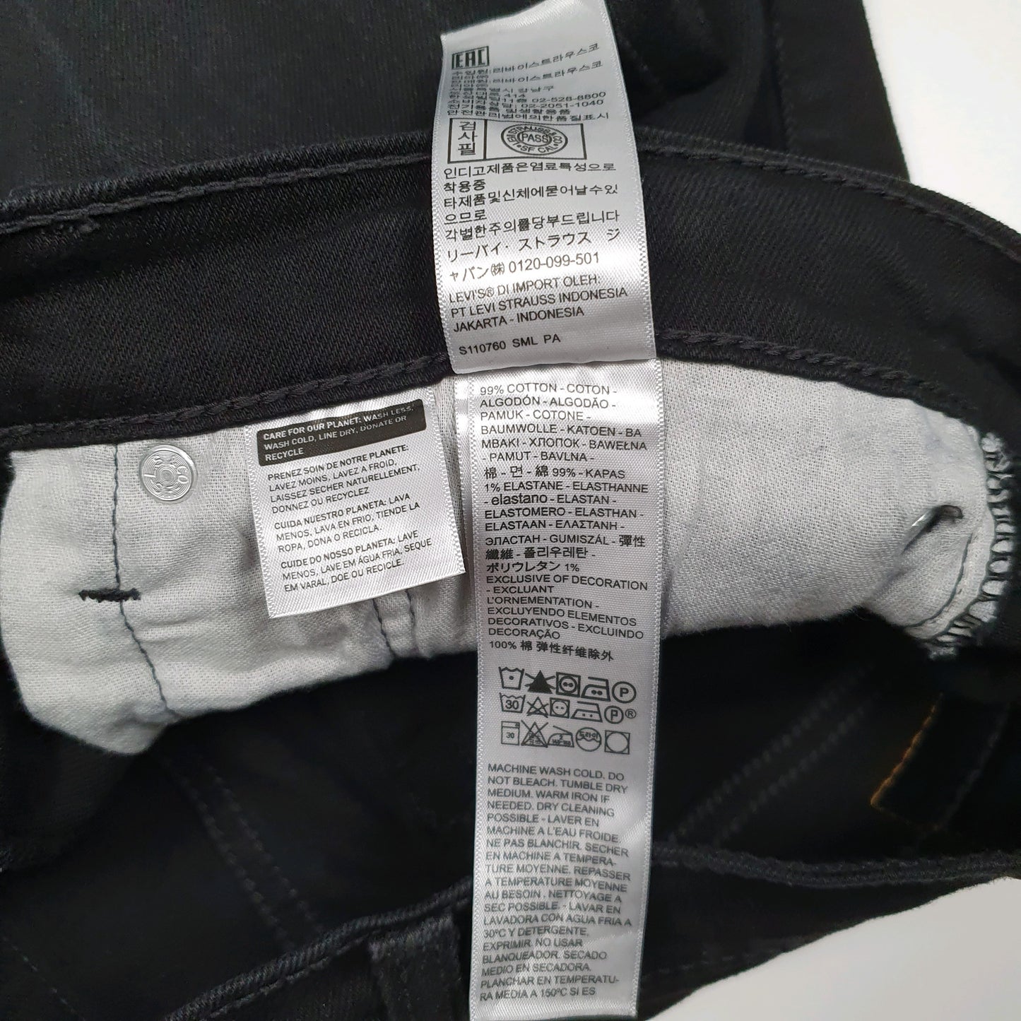 Mens Black Levis   Jeans