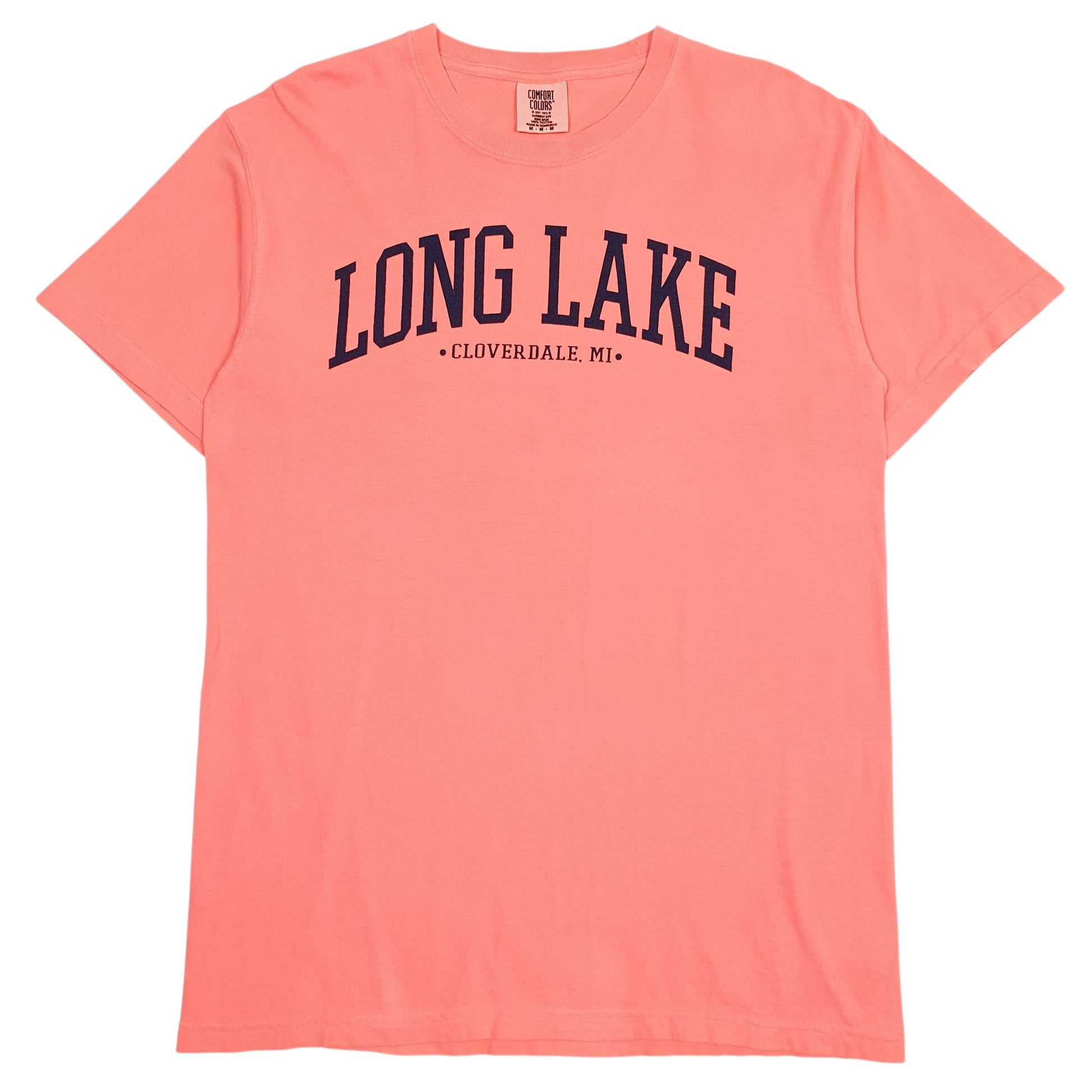 Mens Pink Comfort Colors  Short Sleeve T Shirt