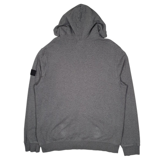 Mens Grey Hugo Boss Hoodie Full Zip Jumper
