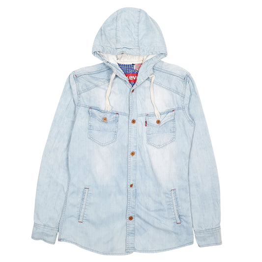 Womens Blue Levis Coat