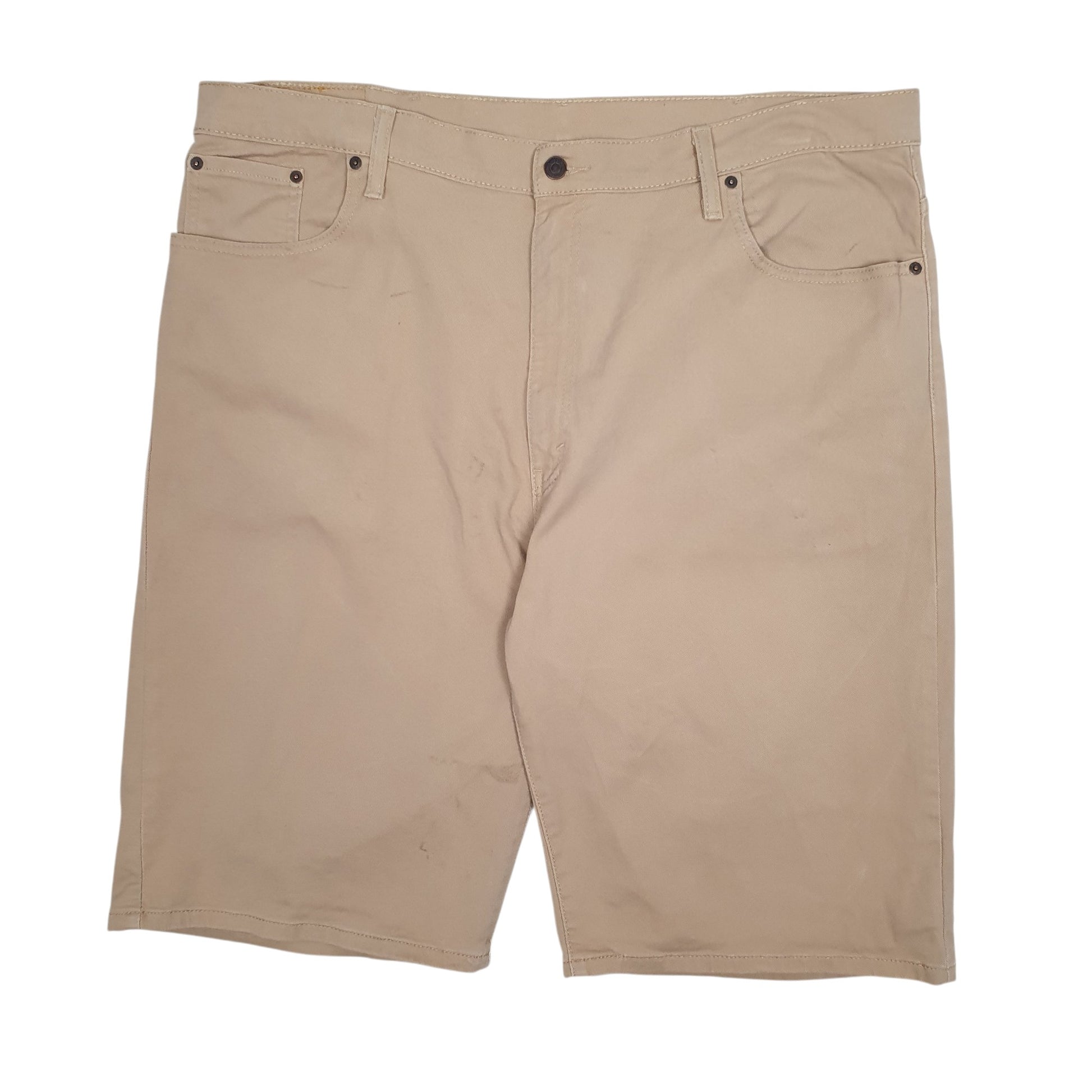 Mens Beige Levis 569 Chino Shorts