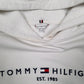 Womens White Tommy Hilfiger Baggy Hoodie Jumper
