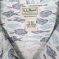 Mens Blue L.L.Bean   Shirt