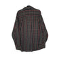 Mens Black Woolrich Thick Flannel  Shirt