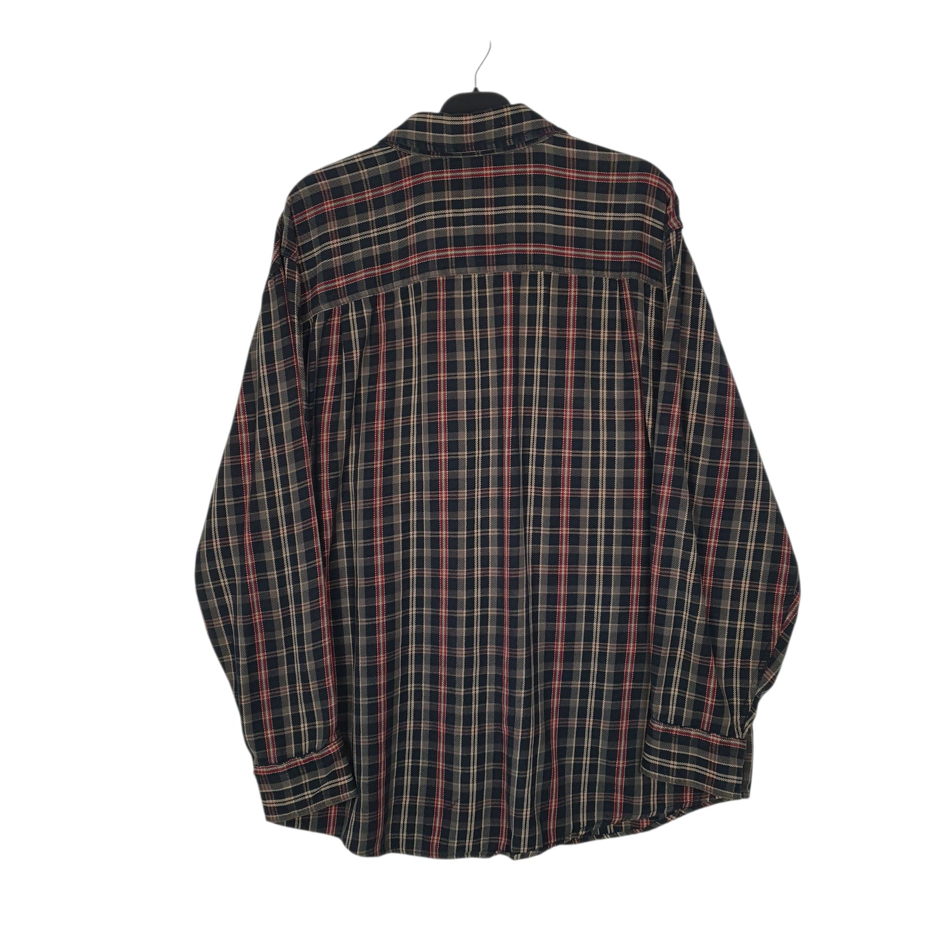 Mens Black Woolrich Thick Flannel  Shirt