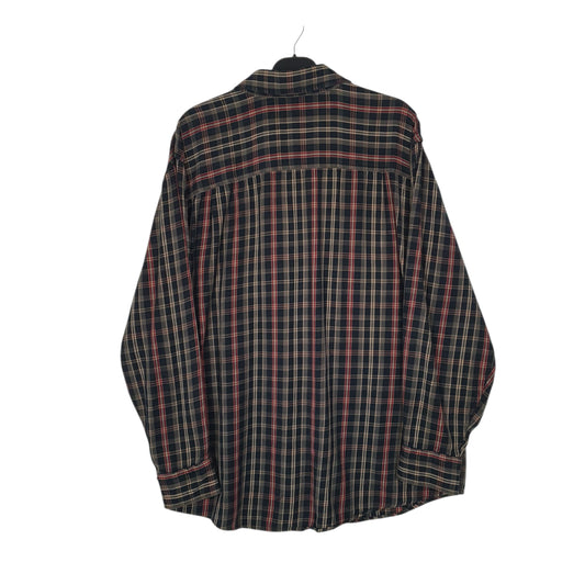 Mens Black Woolrich Thick Flannel  Shirt