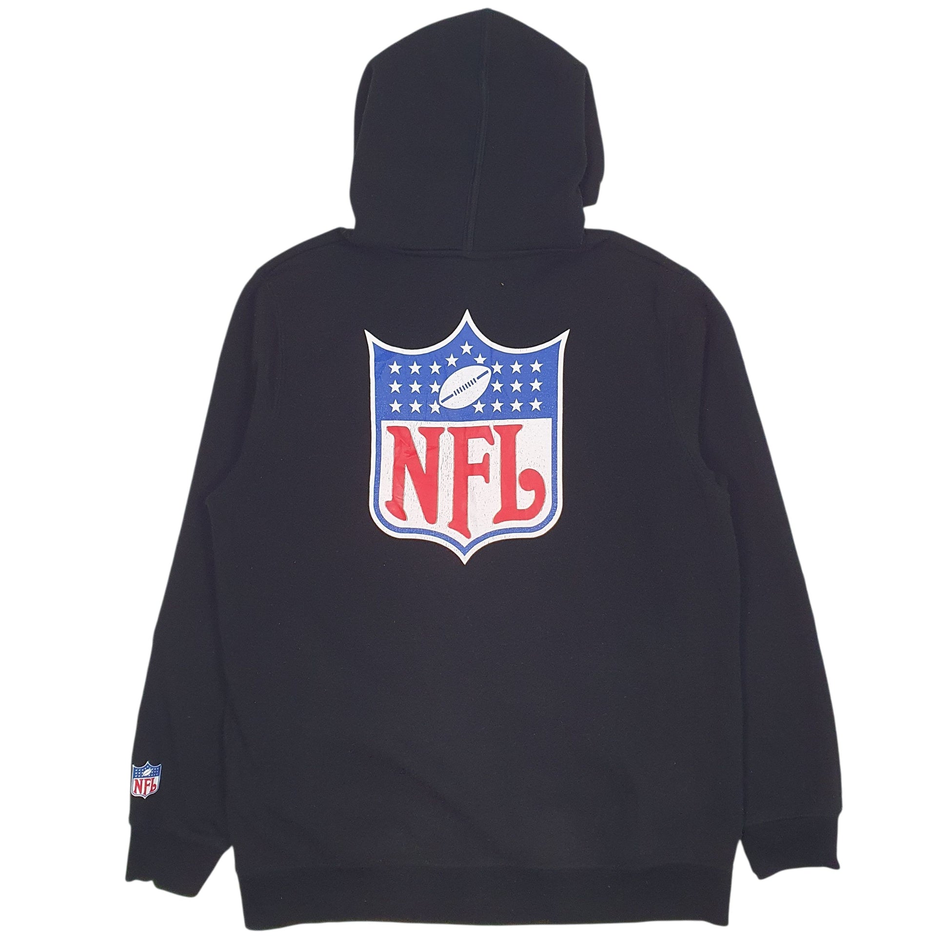 Mens Black NFL  Hoodie Jumper