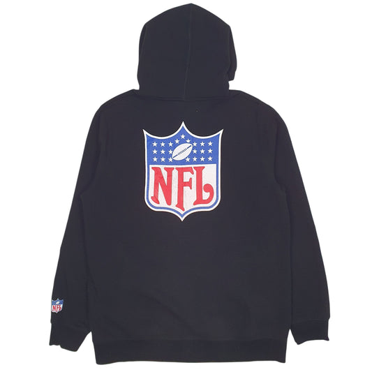 Mens Black NFL  Hoodie Jumper