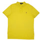 Mens Yellow Polo Ralph Lauren  Short Sleeve Polo Shirt