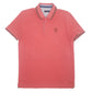 Mens Pink Massimo Dutti  Short Sleeve Polo Shirt