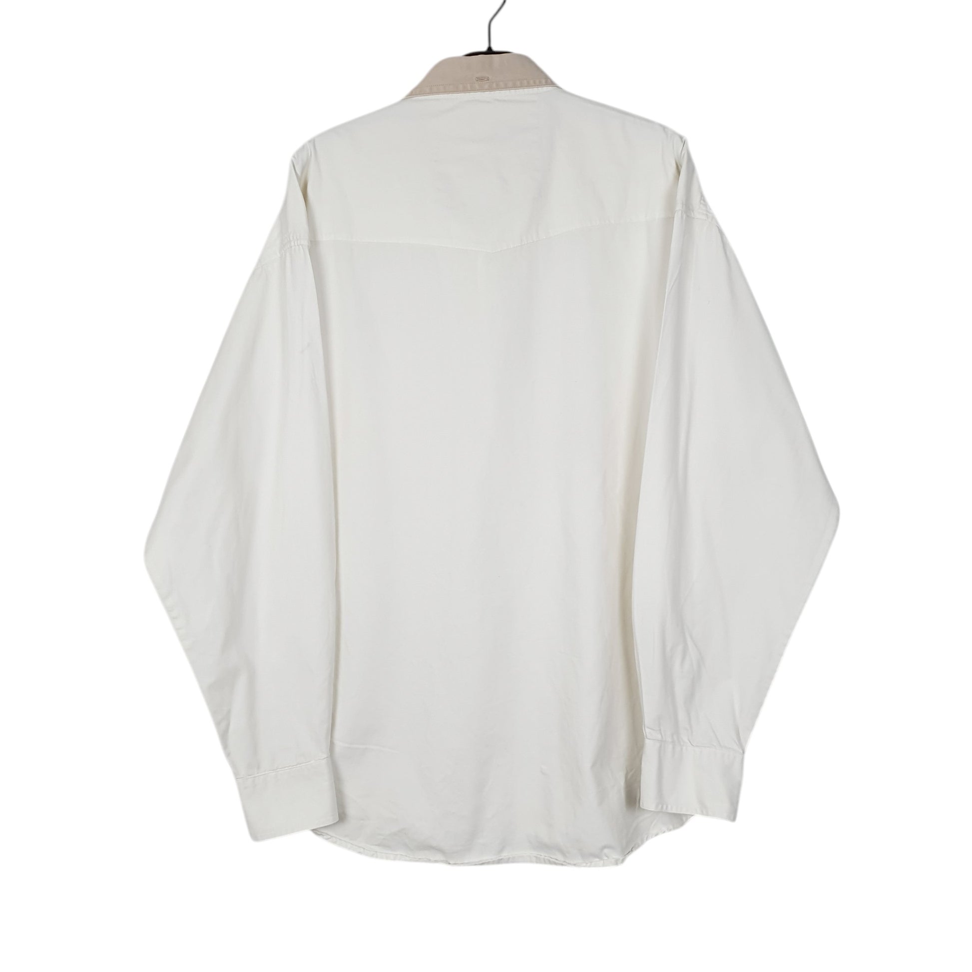 Mens White Wrangler PBR  Shirt