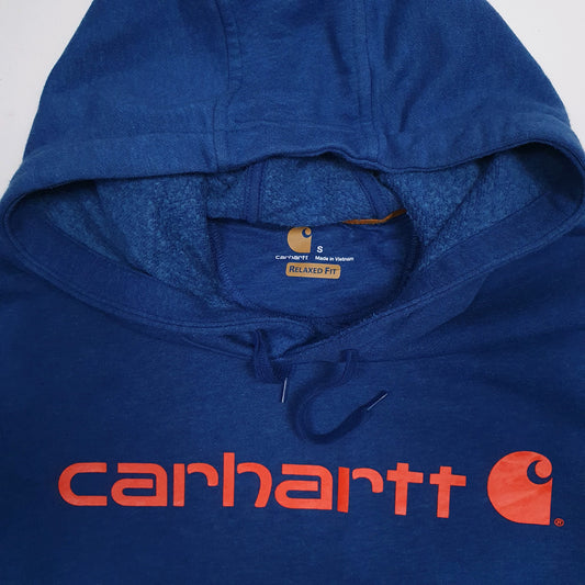 Mens Blue Carhartt  Hoodie Jumper