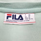 Womens Green Fila  Crewneck Jumper