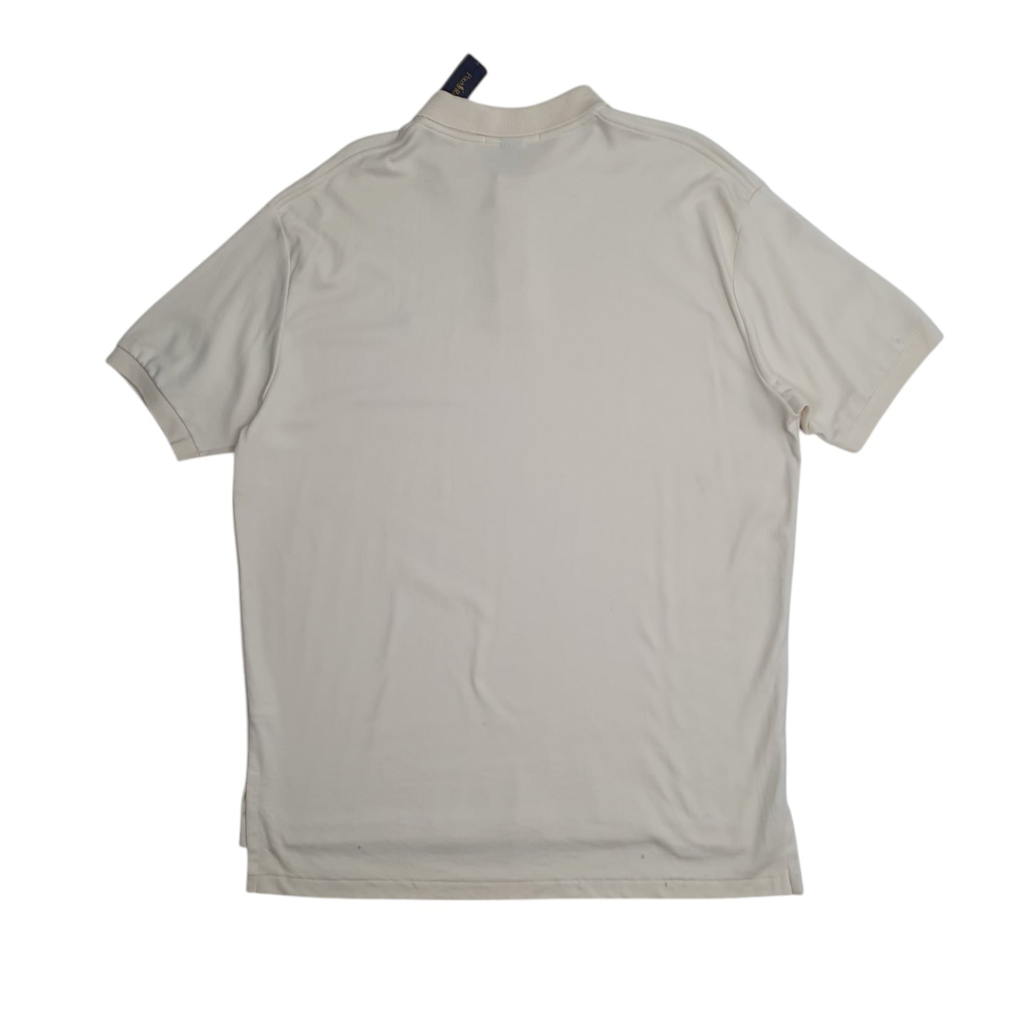 Mens Cream Polo Ralph Lauren Stretch  Polo Shirt