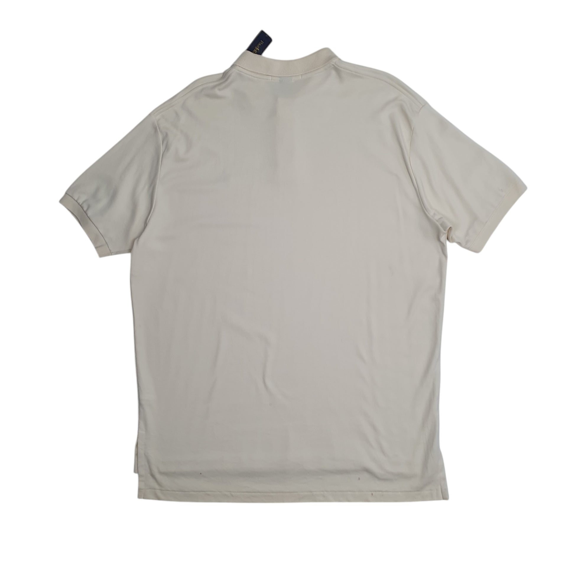 Mens Cream Polo Ralph Lauren Stretch  Polo Shirt