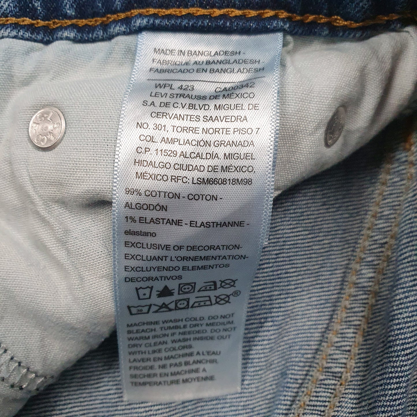Mens Blue Levis   Jeans