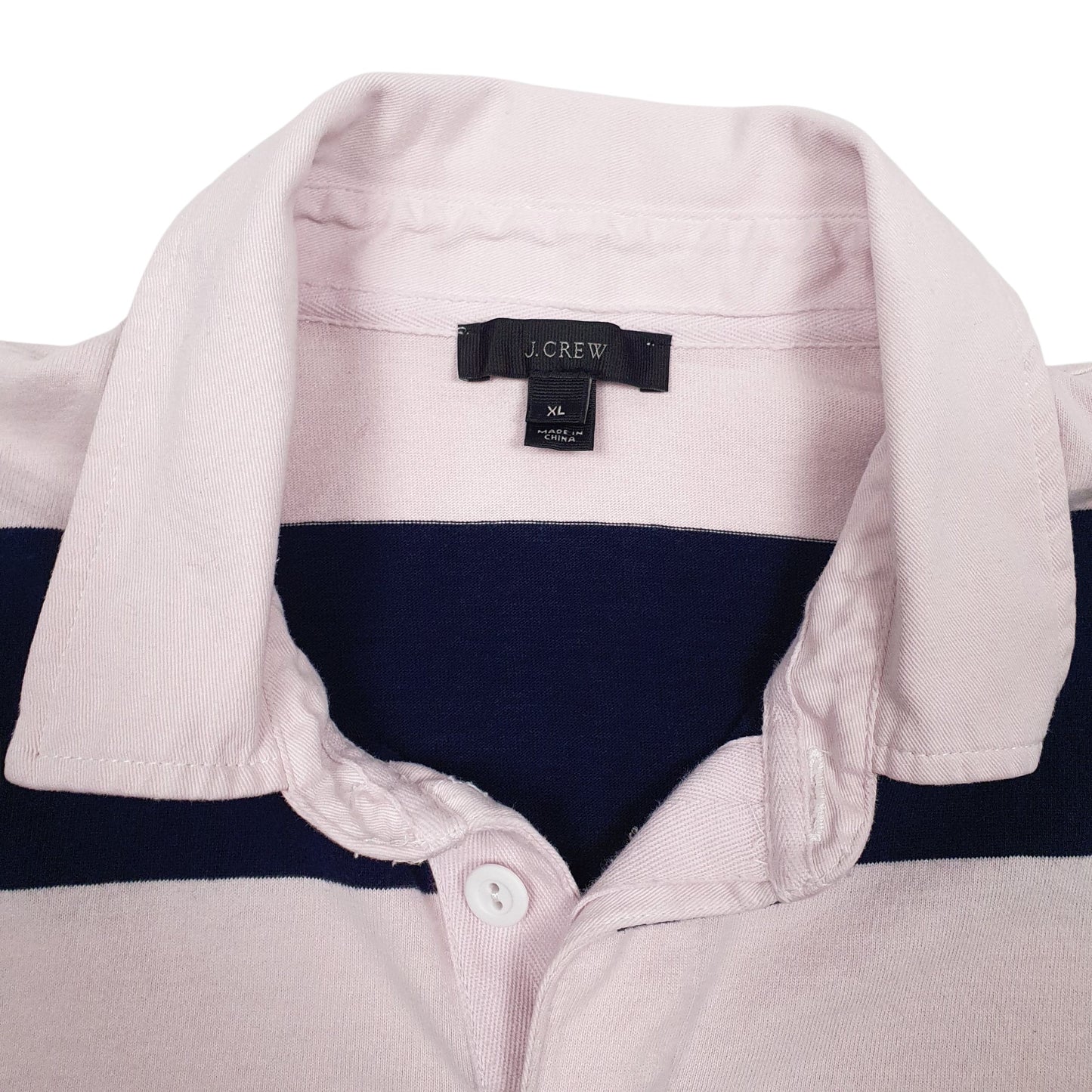 Womens Pink J Crew  V Neck Polo Shirt