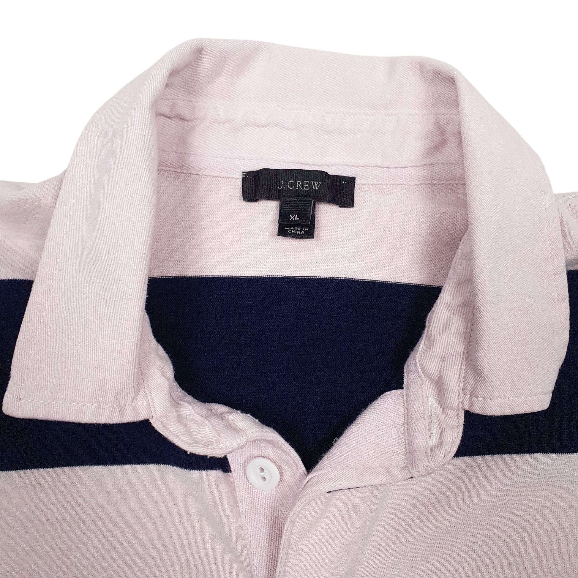 Womens Pink J Crew  V Neck Polo Shirt