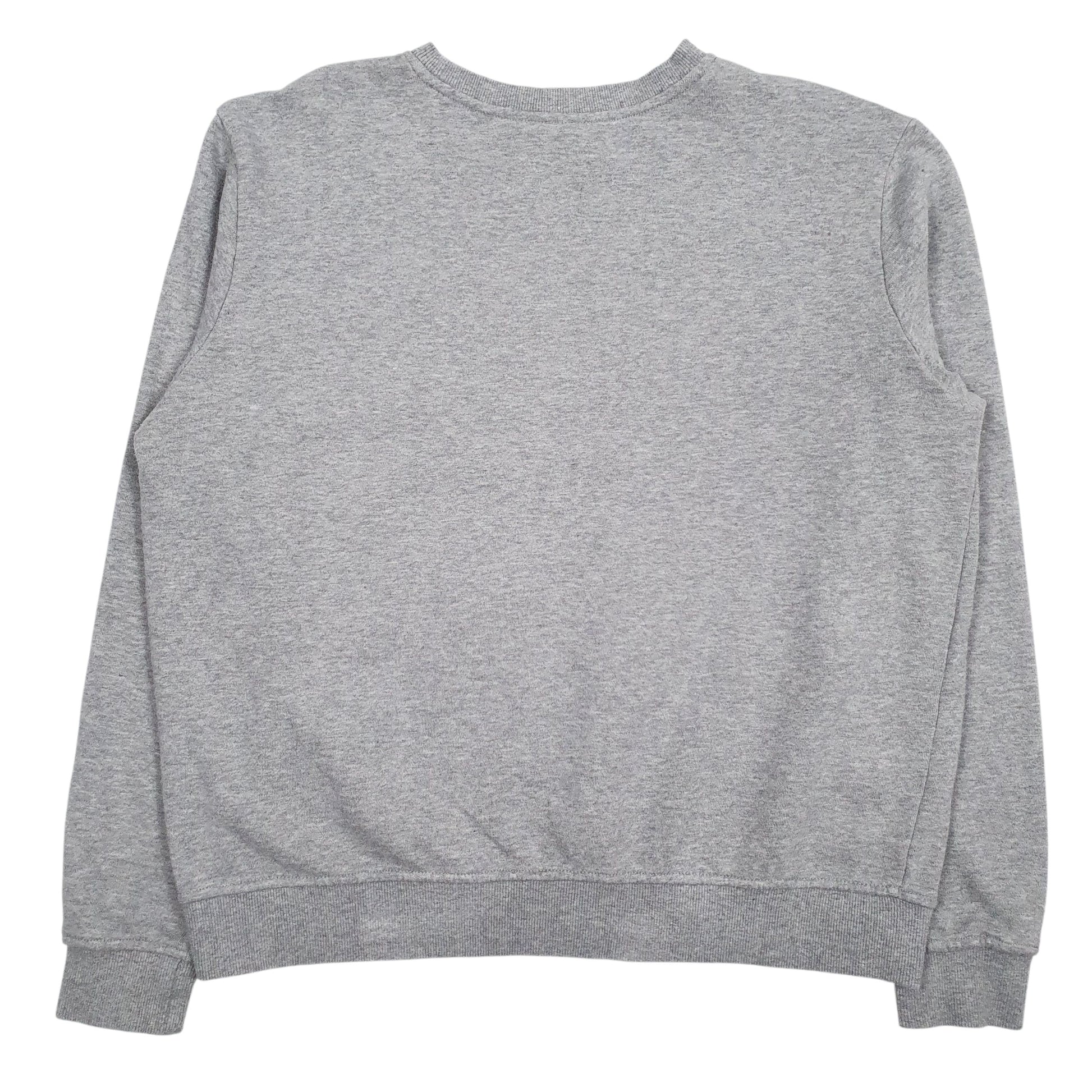 Mens Grey Fila  Crewneck Jumper