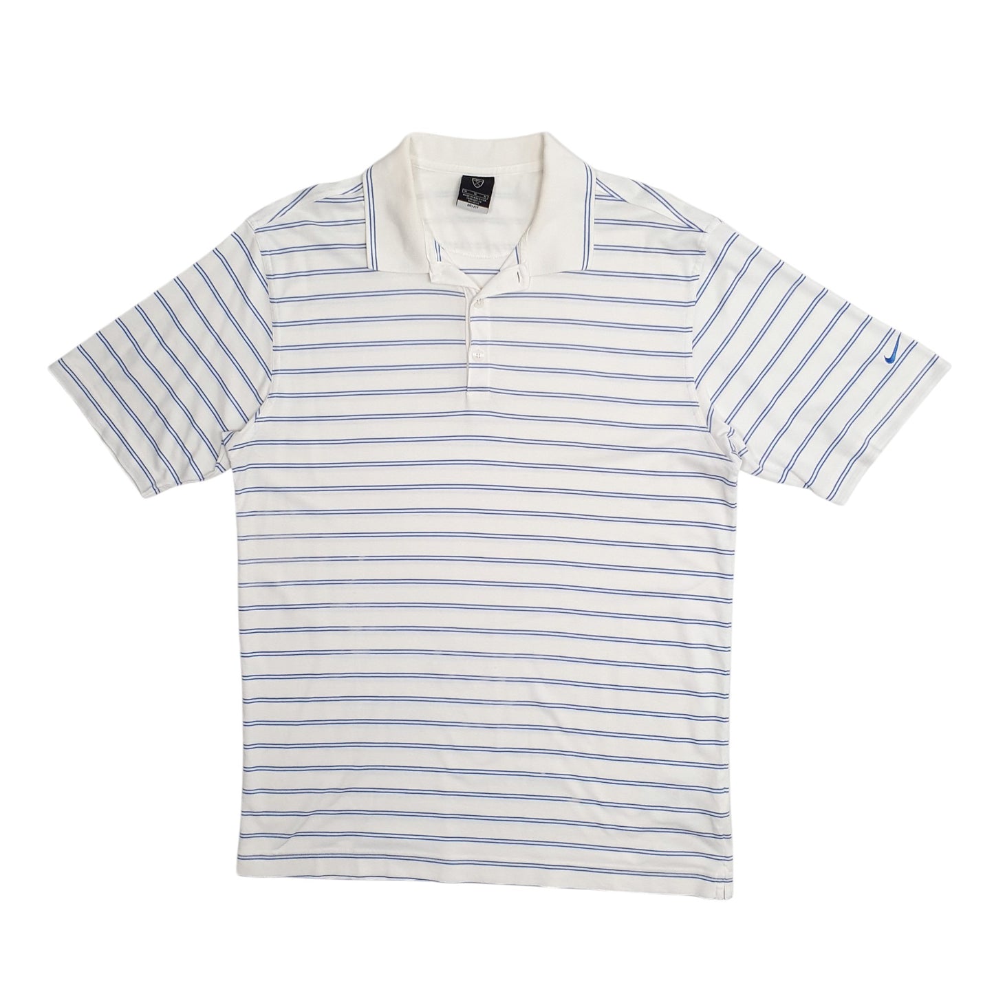 Mens White Nike  Short Sleeve Polo Shirt