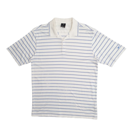 Mens White Nike  Short Sleeve Polo Shirt