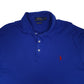 Mens Blue Polo Ralph Lauren Pima Soft Touch  Polo Shirt
